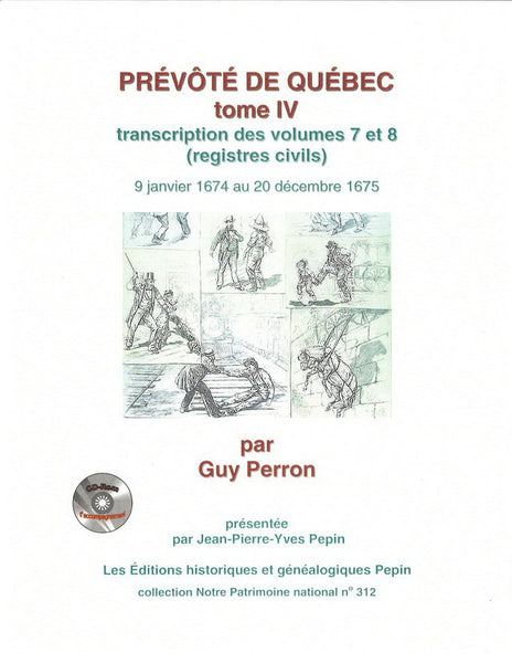 Prévôté de Québec - tome IV