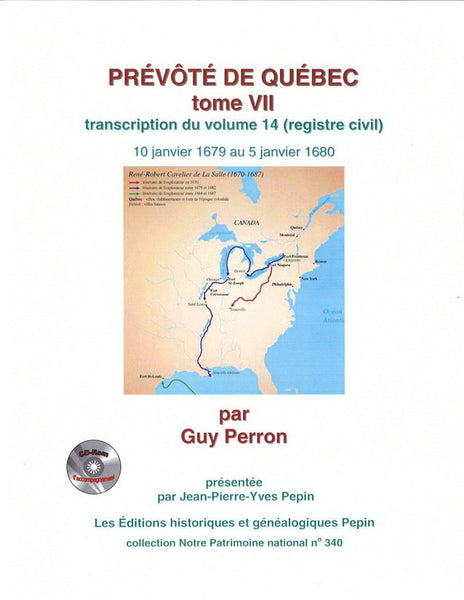 Prévôté de Québec, tome VII