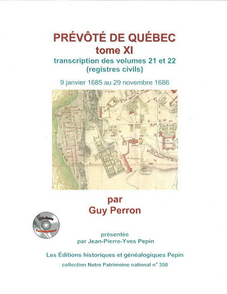 Prévôté de Québec, tome XI